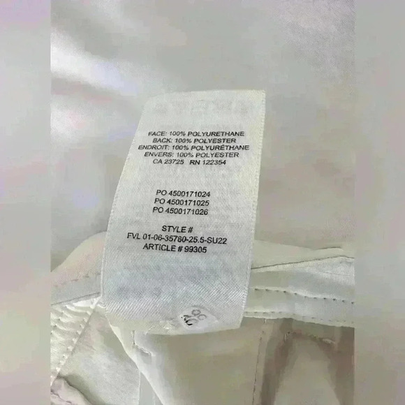 Babaton Aritzia Vegan Leather Command Cropped Pant Size 4 - Picture 9 of 12